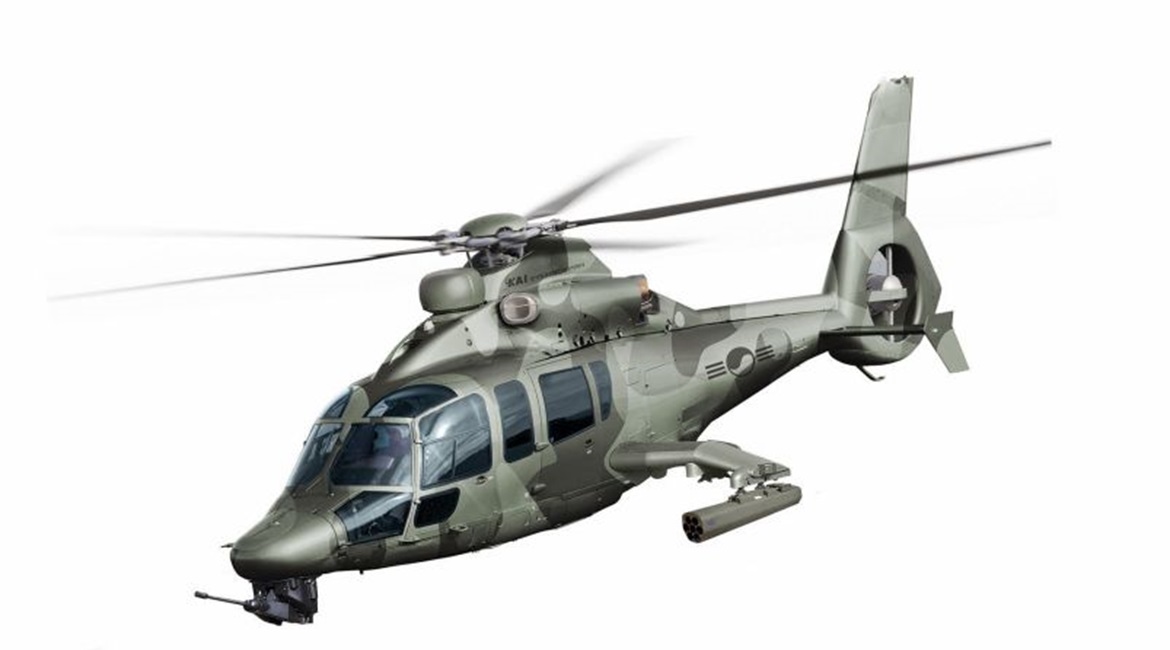 Airbus Helicopters and Korea Aerospace Industries are planning to collaborate on the production in South Korea of the H155 helicopter, which forms the base design of South Korea's Light Attack Helicopter (pictured).