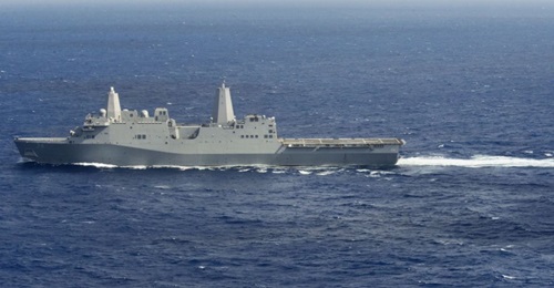 The US Marine Corps wants to develop a fleet of smaller amphibious ships than exiting vessels such as the San Antonio-class amphibious transport dock USS 
        
         (LPD-24).