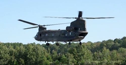 The first flight of the T408-equipped NCH-47D testbed involved a hover and pedal turn, with further flights and test points to follow through to the end of the year.