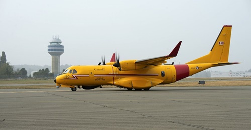 The RCAF's first CC-295 pictured during a delivery ceremony on 25 September. The CAF seeks a mobile phone detection system for its search and rescue rotary- and fixed-wing platforms that will allow the CAF to locate and communicate with operational mob...