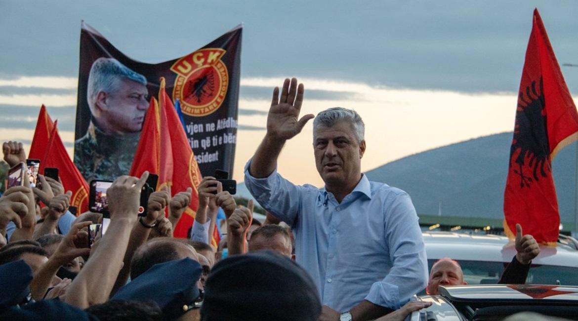 On 17 July 2020, Kosovans in Vërmicë welcome home Kosovan President Hashim Thaçi after his return from The Hague where he was questioned by the Specialist Prosecutor's Office for Kosovo for four days. An indictment against Thaçi for...