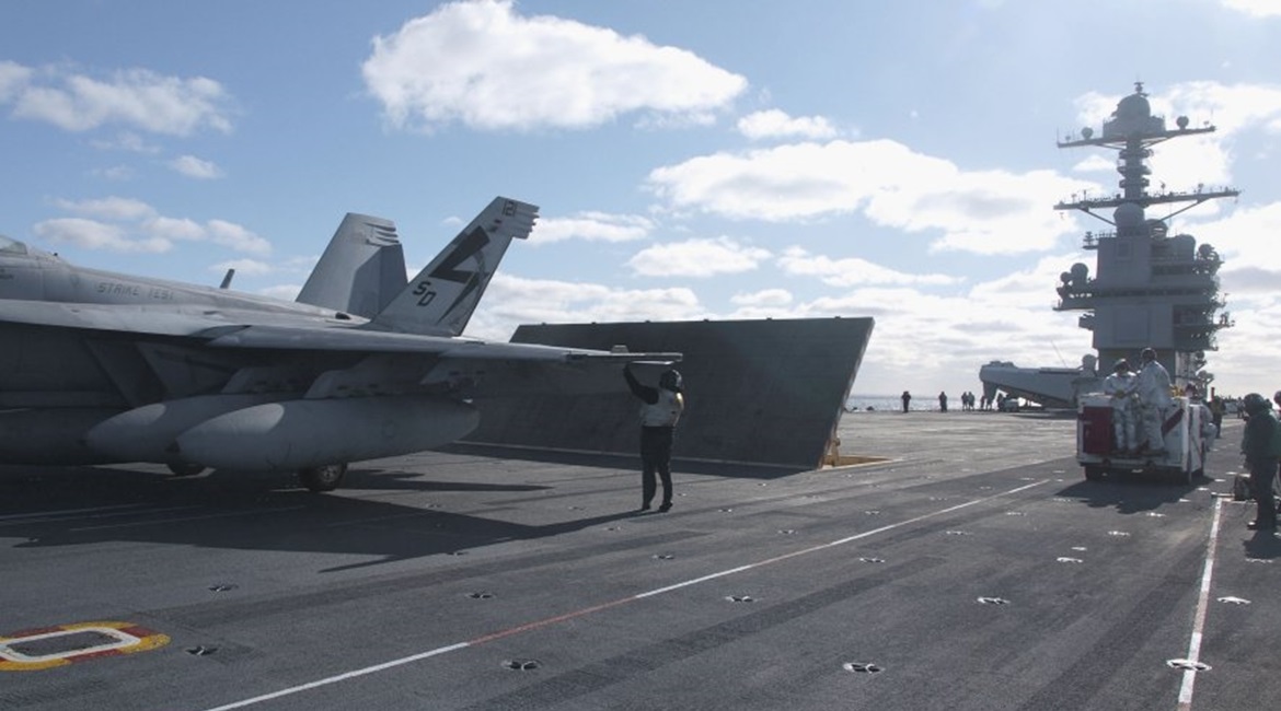 The US Navy continues to see long-range strike as the future focus for Ford-class carriers.