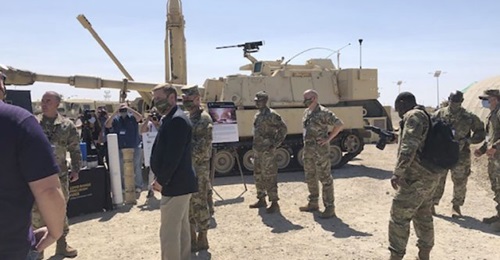US Army Secretary Ryan McCarthy and Army Chief of Staff General James McConville are briefed on the 'Project Convergence 2020' capstone event on 23 September. Service leaders are working to address algorithm-spoofing attacks on AI-enabled systems like ...