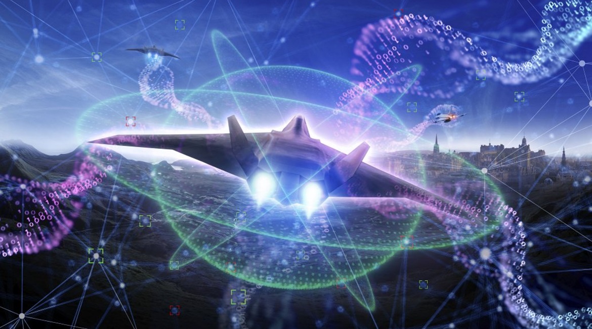 A conceptual image of the Tempest future fighter that the industrial participants say will support thousands of jobs and generate billions of pounds for the UK's economy.
