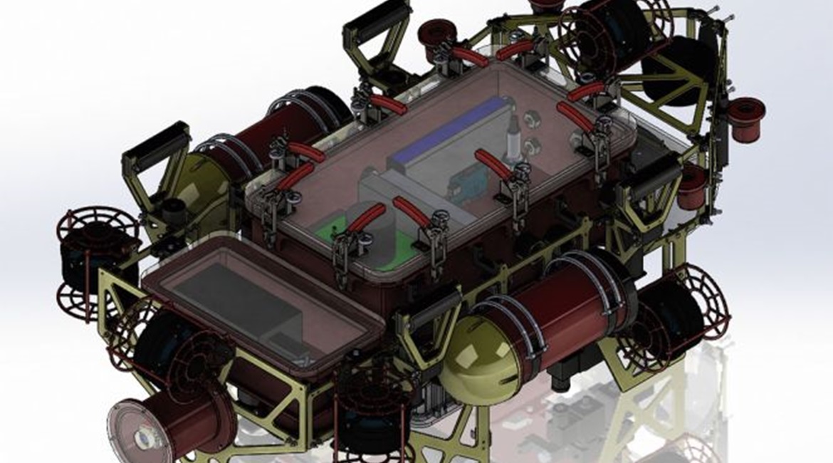 The Matsya 6 AUV features separate hulls that house and protect its subsystems and electronics.
