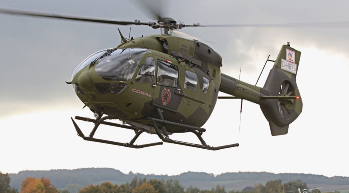 One of the first two H145 helicopters handed over to the Ecuadorian Air Force. The service is to receive six such platforms in all.