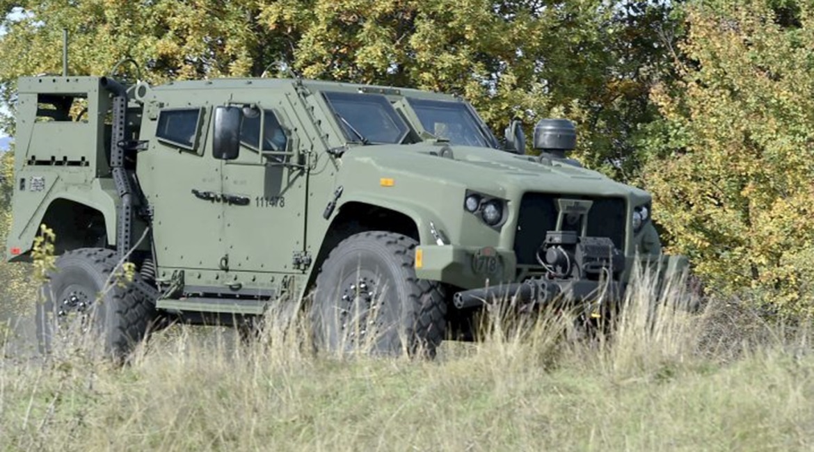 Montenegro received its first five JLTVs on 27 October.