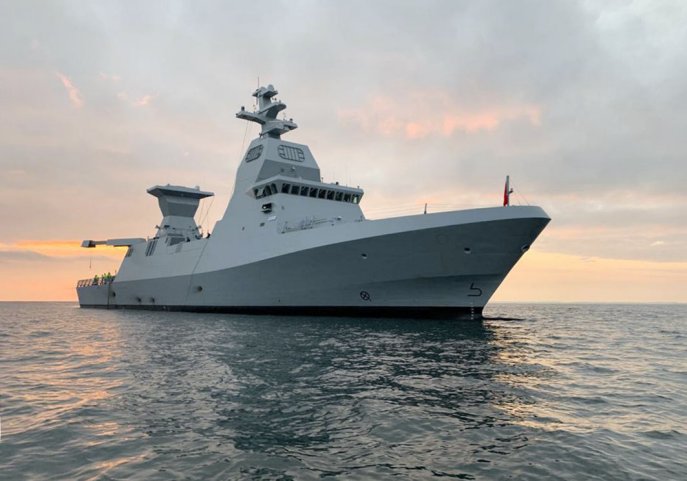 INS
Magen
without its Israeli weapons and systems during sea trials in the Baltic.
(Israel Defense Forces)