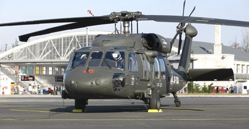 A Sikorsky S-70i Black Hawk helicopter photographed in Poland in 2010. The first five of 16 S-70i rotorcraft on order for the PAF arrived at Clark Air Base north of Manila on 9 November.