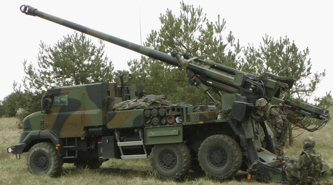 The French Army CAESAR 6×6 was previously deployed to operations in Afghanistan, Lebanon, Mali, and Iraq.