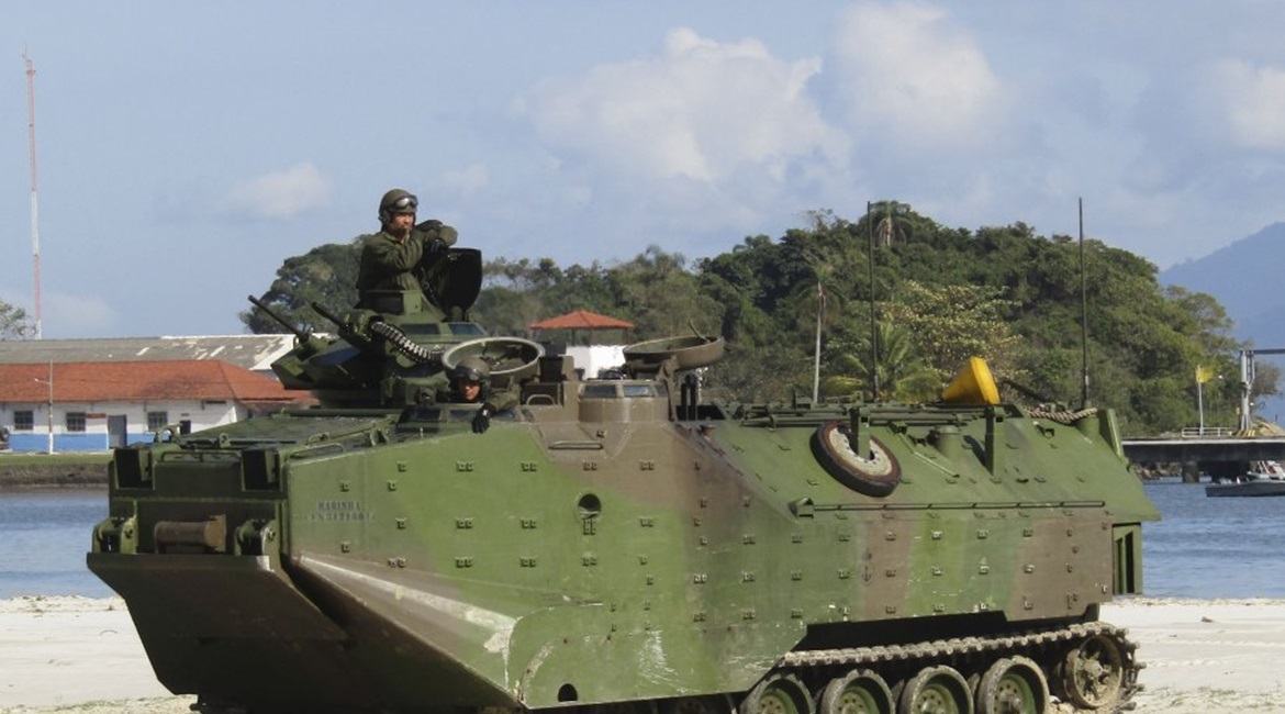 The Brazilian Marines received 23 AAV7A1 RAM/RS vehicles between 2017-18. The service is now embarking on a force redesign effort that will include new weapons.