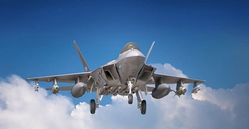 An artist's impression of KAI's KF-X fighter. Once the aircraft is operational, KAI is expected to support the platform through its dedicated MRO company, Korea Aviation Engineering & Maintenance Service (KAEMS).