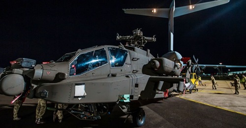 The first two of 50 remanufactured AH-64E Apache helicopters for the British Army were delivered into the UK on 26 November.