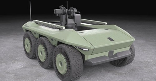 Hyundai Rotem will supply two Multipurpose Unmanned Ground Vehicles that are based on its 6x6 HR-Sherpa platform.
