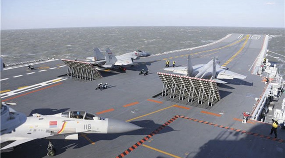 The China Shipbuilding Corporation, constructor of PLAN assets including the Liaoning aircraft carrier (pictured), has entered a strategic partnership with weapons and C4ISR specialist CASIC.