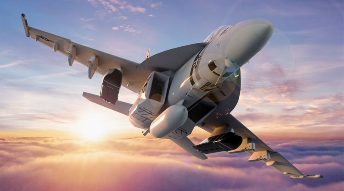 BAE Systems Electronic Systems will manufacture additional seekers for the AGM-158C LRASM under a USD60 million contract from Lockheed Martin awarded in June 2020. The image depicts LRASM mounted on the inner pylons of an F/A-18E/F Super Hornet.