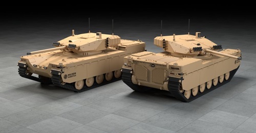 The Type-X RCV is approximately three to four times lighter than a conventional IFV.