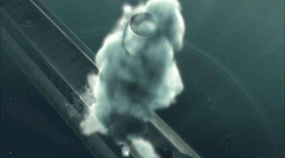 A screengrab of computer-generated imagery taken from a Hanwha Systems promotional video released in November 2019 showing what appears to be a KSS III-class submarine firing an SLBM. South Korean media reported on 13 January that Seoul has been develo...