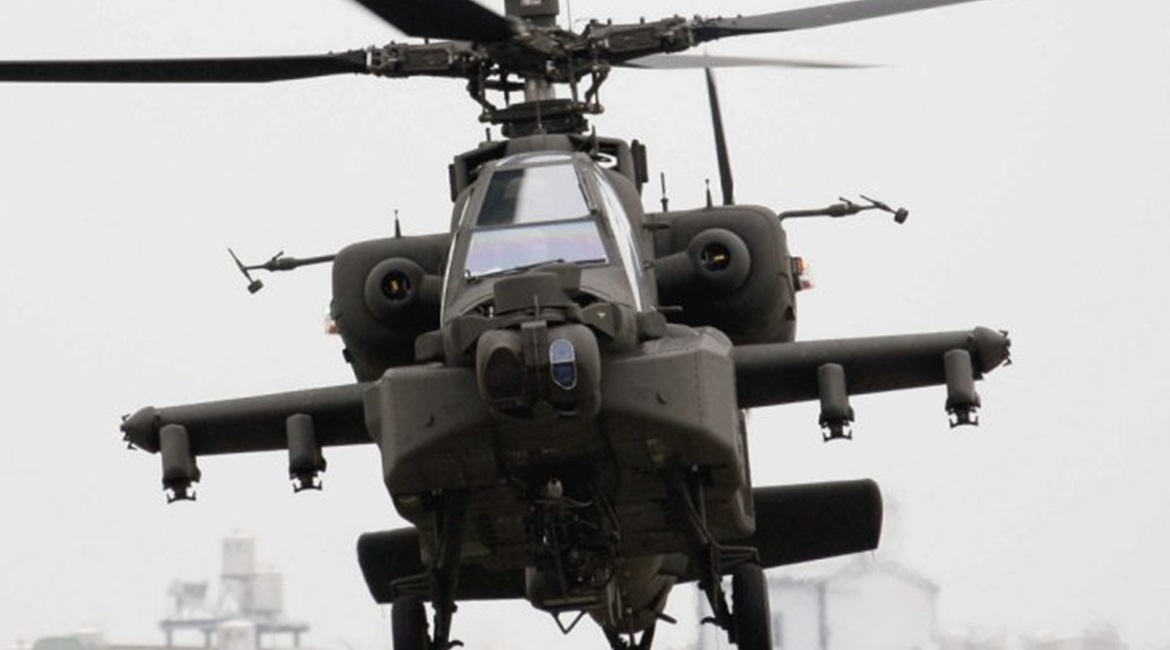 Canberra announced on 15 January that it selected the Boeing AH-64E Apache Guardian (seen here in Taiwanese service) attack helicopter to replace the Australian Army's fleet of 22 Airbus Tiger ARHs.