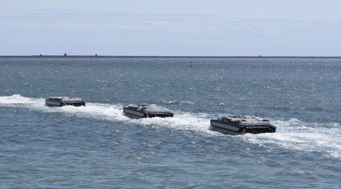 The new multi-influence sweep systems will be based on the MHC Sweep demonstrator handed over in 2018. This equipment has been evaluated by the RN's Maritime Autonomous Systems Trials Team in a range of conditions.