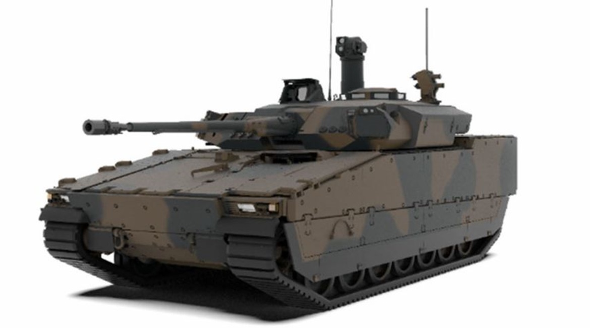 The CV9035NL upgrade will include the Elbit Systems Iron Fist Light Decoupled (IFLD) active protection system (APS) and Rafael Spike-LR anti-tank guided missile (ATGM)