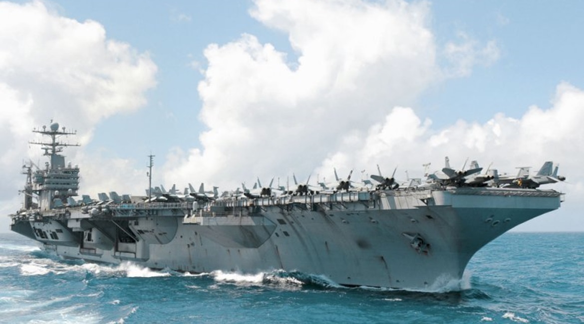 The first two I-Stalker installations were completed on board the Nimitz-class carriers USS 
        
         (pictured) and USS