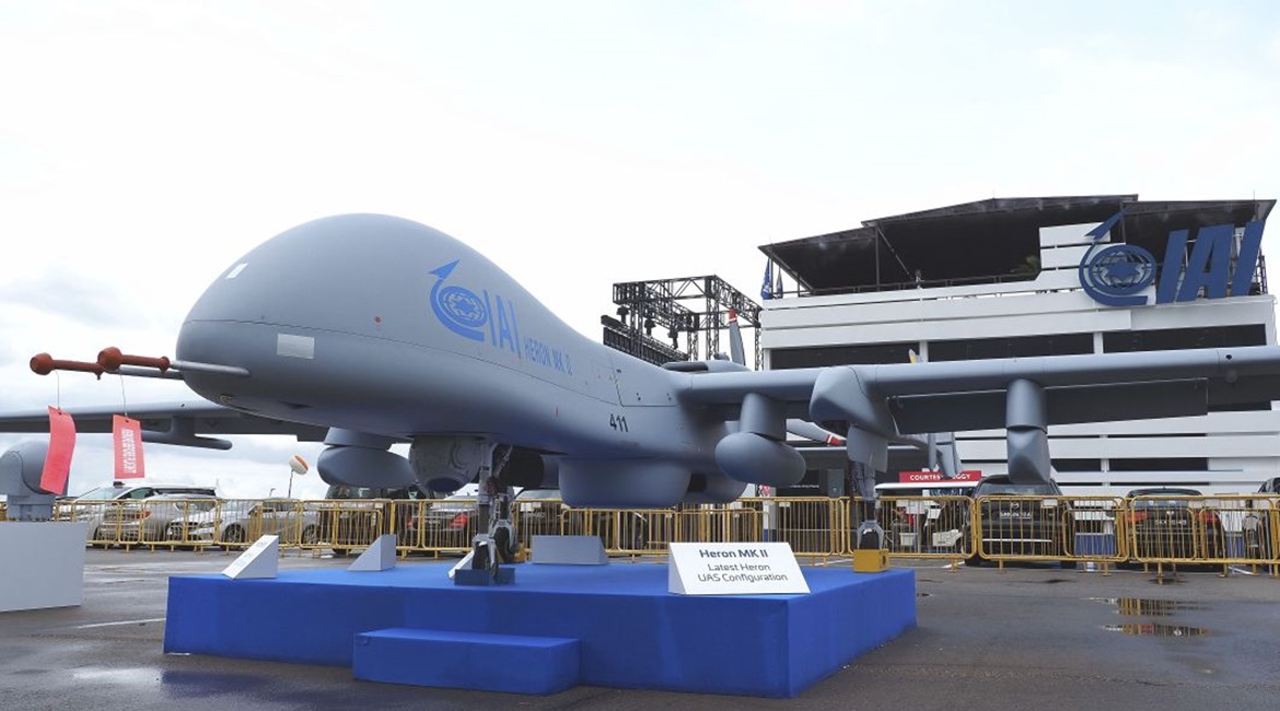 Seen at its public unveiling at the Singapore Airshow in 2020, the Heron MK II has now been selected by an undisclosed central Asian nation which has contracted IAI for one leased and one owned system.