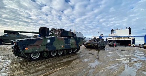 The RNLA CV9035NLs that returned home from Lithuania at the end of January will be among the 122 IFVs that will receive an MLU.