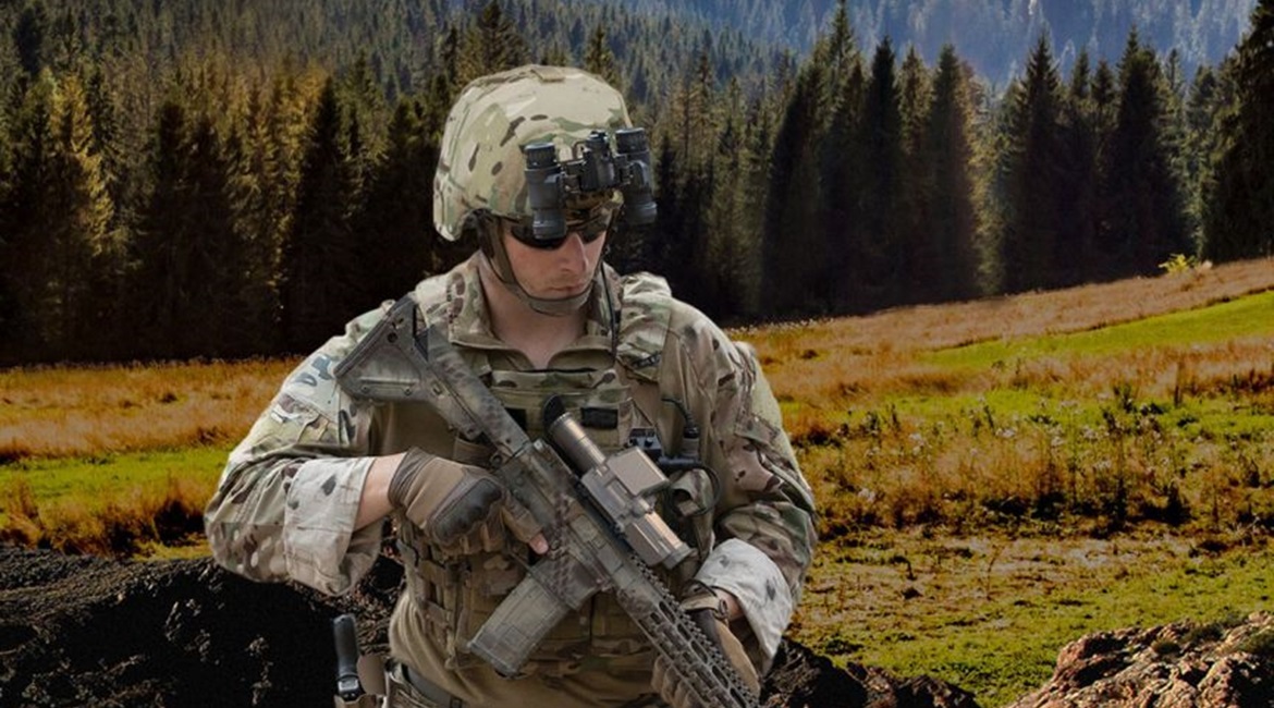 L3Harris's candidate for the US Army's NGSW-FC system is shown mounted to a rifle.