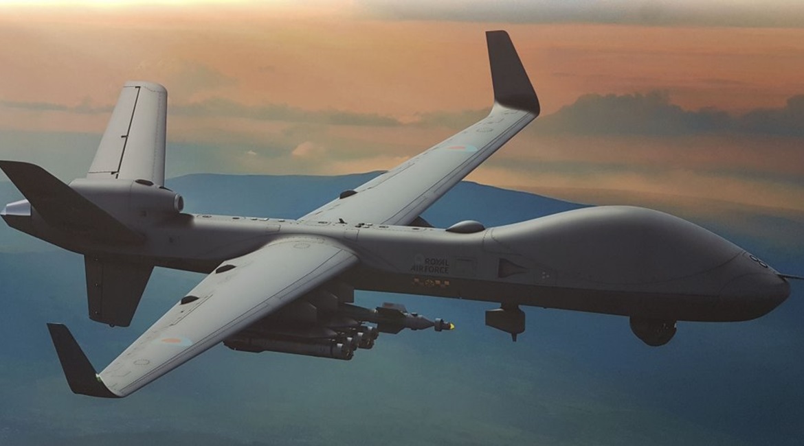An artist's impression of the Protector RG1 in RAF service.