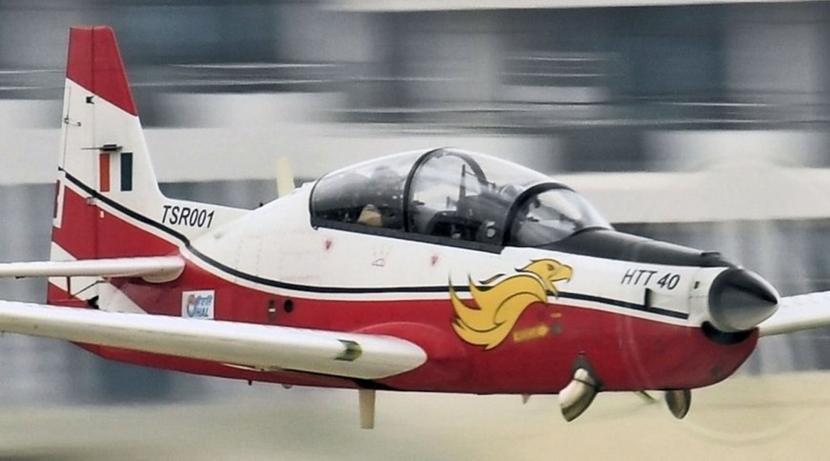 HAL's HTT-40 basic turboprop trainer. The IAF issued an RFP on 4 February for the planned acquisition of 70 of these aircraft.