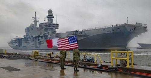 ITS 
        
         arriving in Norfolk Naval Station for the F-35B certification campaign.