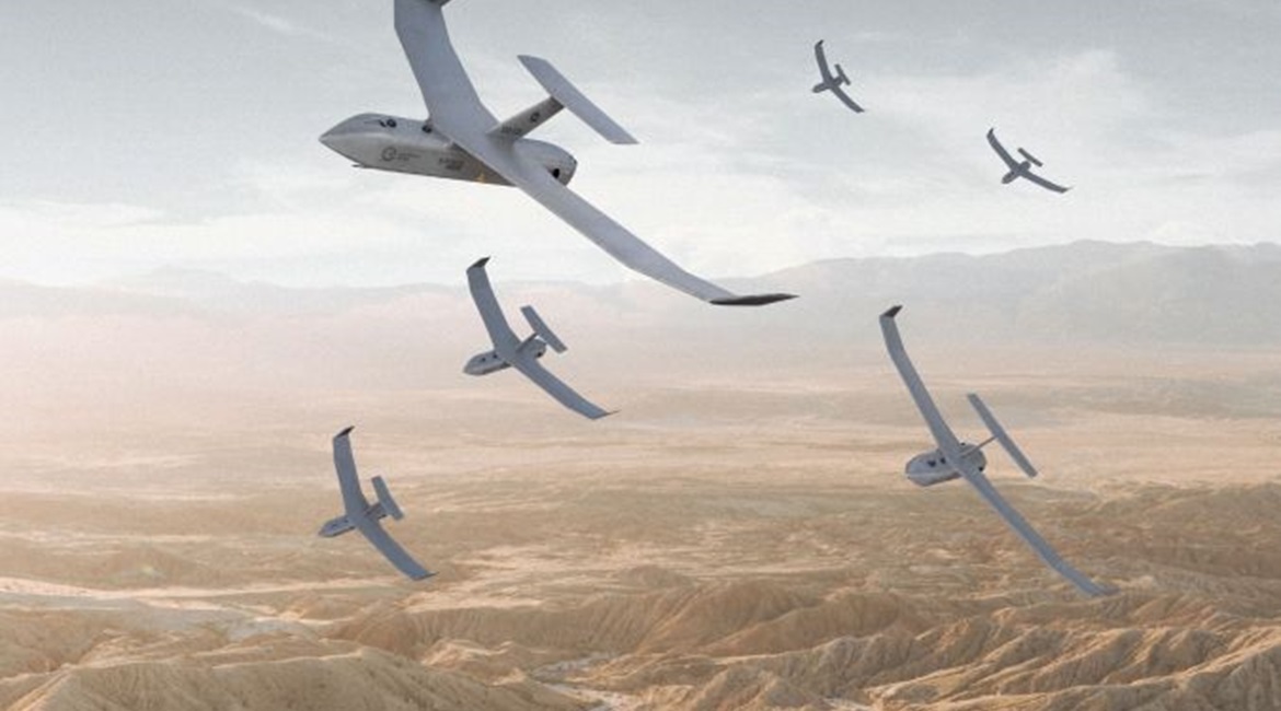 Paramount Group's N-Raven swarming unmanned system can be deployed as a loitering munition force or enhanced sensor team.