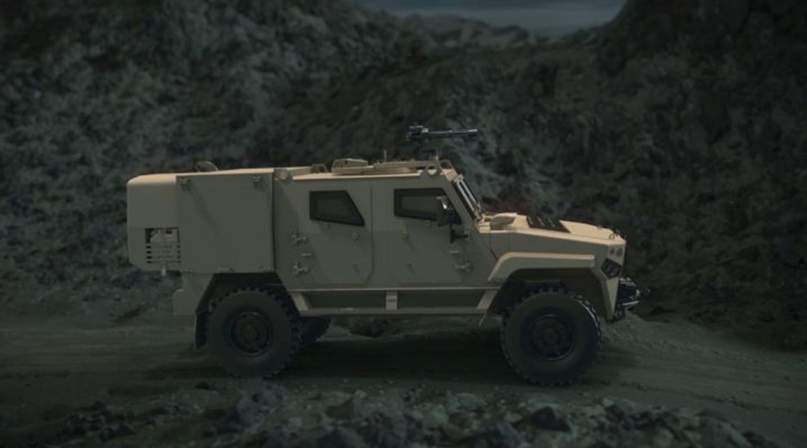 A computer-generated image of the Ajban Mk 2.