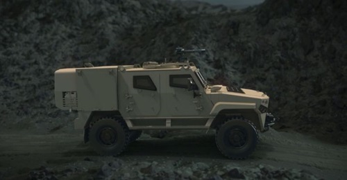 A computer-generated image of the Ajban Mk 2.