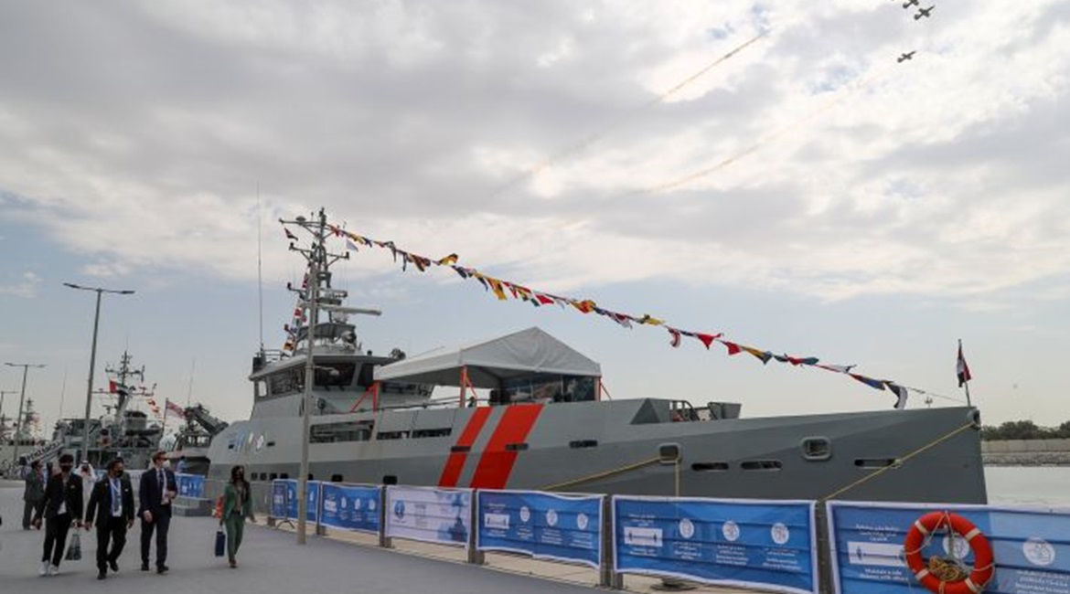 (P5004) was commissioned into service during a ceremony held at the ADNEC Marina in Abu Dhabi on 23 February during NAVDEX 2021.