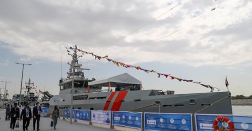 (P5004) was commissioned into service during a ceremony held at the ADNEC Marina in Abu Dhabi on 23 February during NAVDEX 2021.