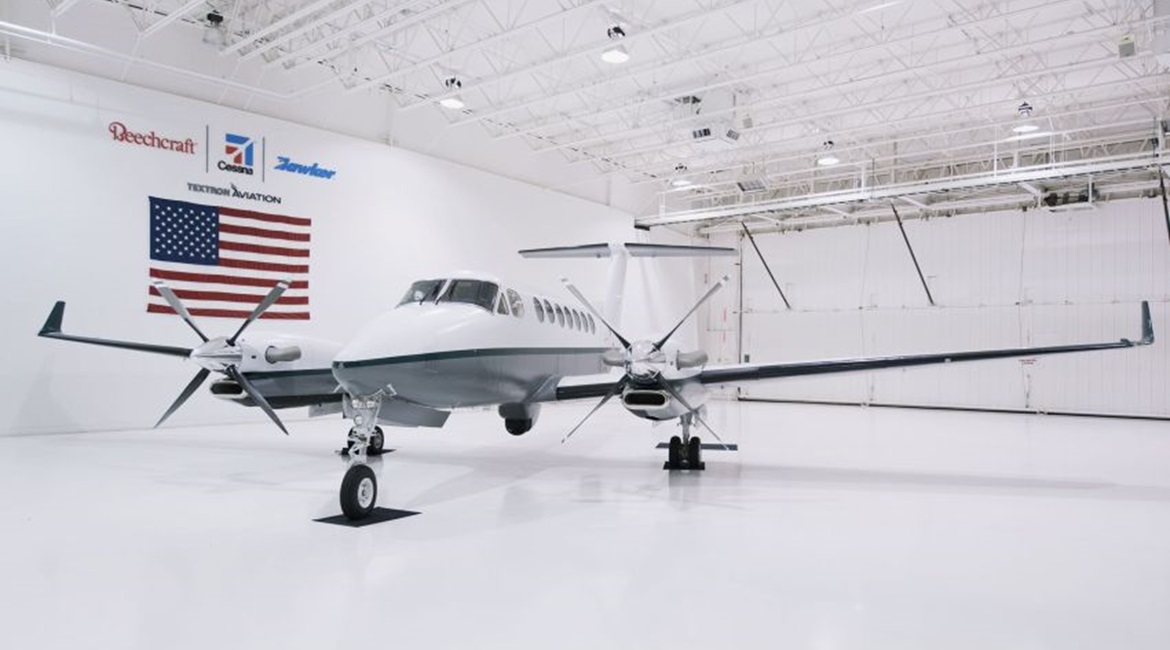 The eighth LR-2 variant King Air 350i earmarked for the JGSDF.