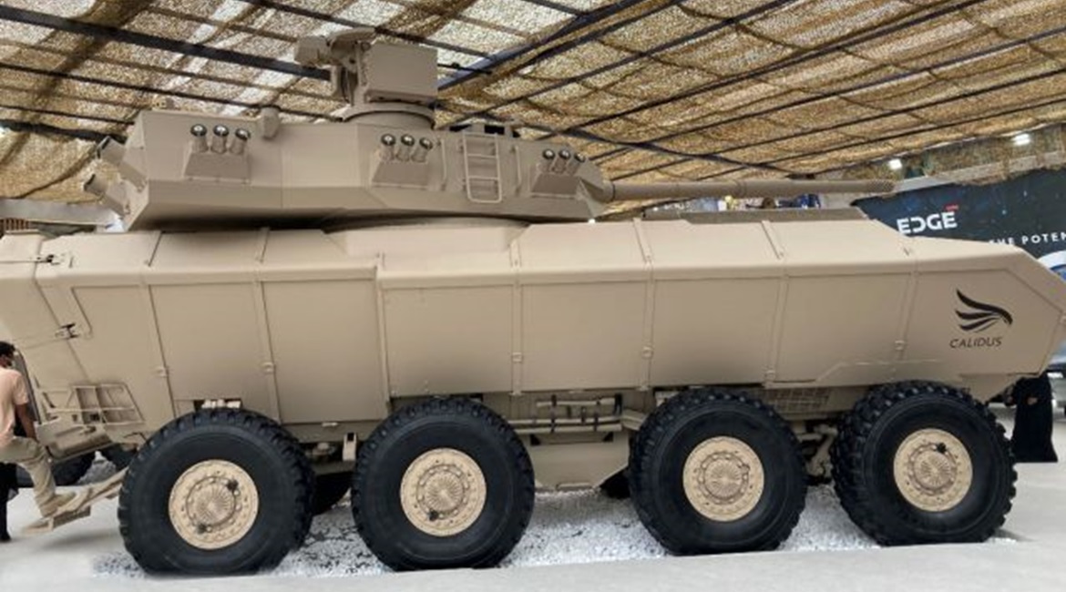 The Wahash AFV with fire-support variant with the DLS Special Systems turret.