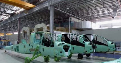 AH-64E Apache Guardian fuselages built by KAI at its Sacheon production facility in South Korea in 2015. KAI has signed an agreement with Boeing to resume Apache fuselage production in South Korea.