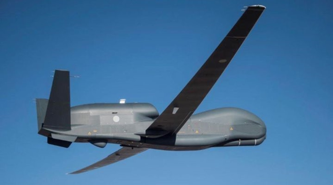 The first of three Global Hawk HALE UAVs for Japan made its maiden flight on 15 April.