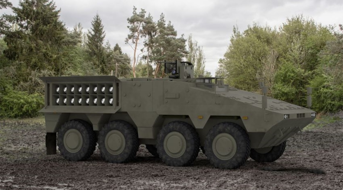 General Dynamics Land Systems and MBDA have designed the 'Overwatch' concept: Brimstone multi-rocket launchers integrated on Ajax or Boxer vehicles.