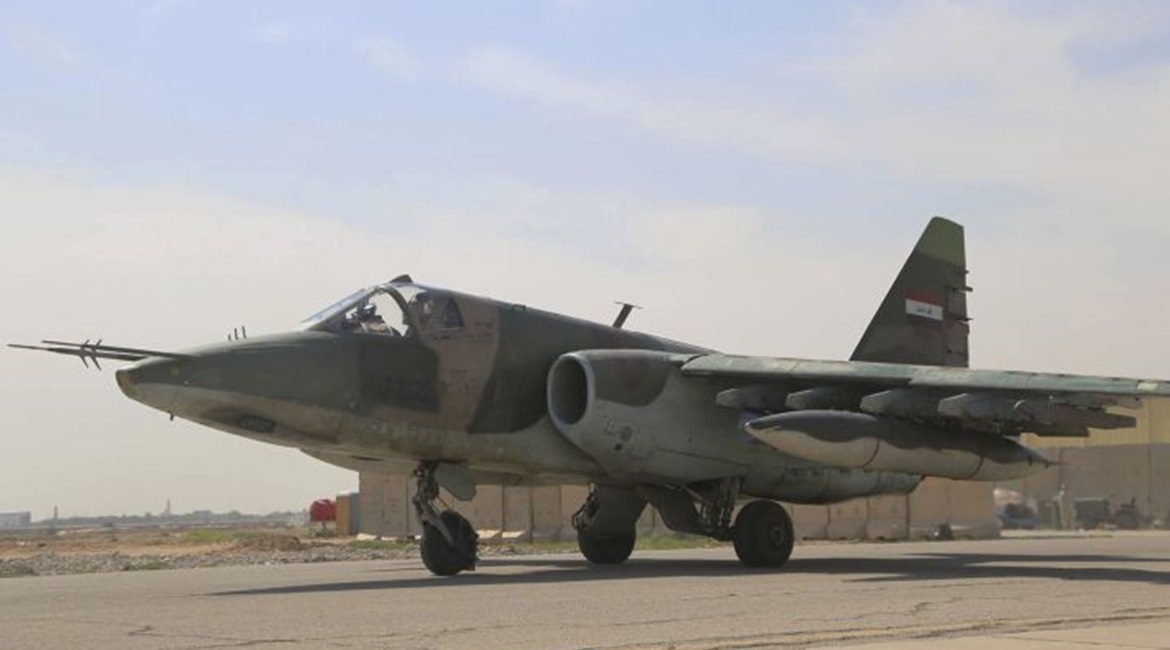 Iraq's Su-25 attack aircraft are now grounded.
