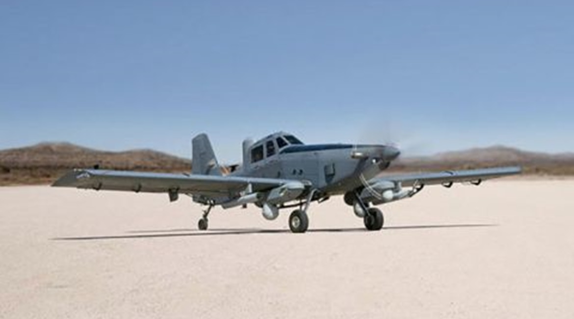 The AT-802U Sky Warden is the latest AT-802 crop duster-derived ISR and light attack aircraft that Air Tractor and L3Harris have developed for the market, following the earlier AT-802U and AT-802L Longsword.