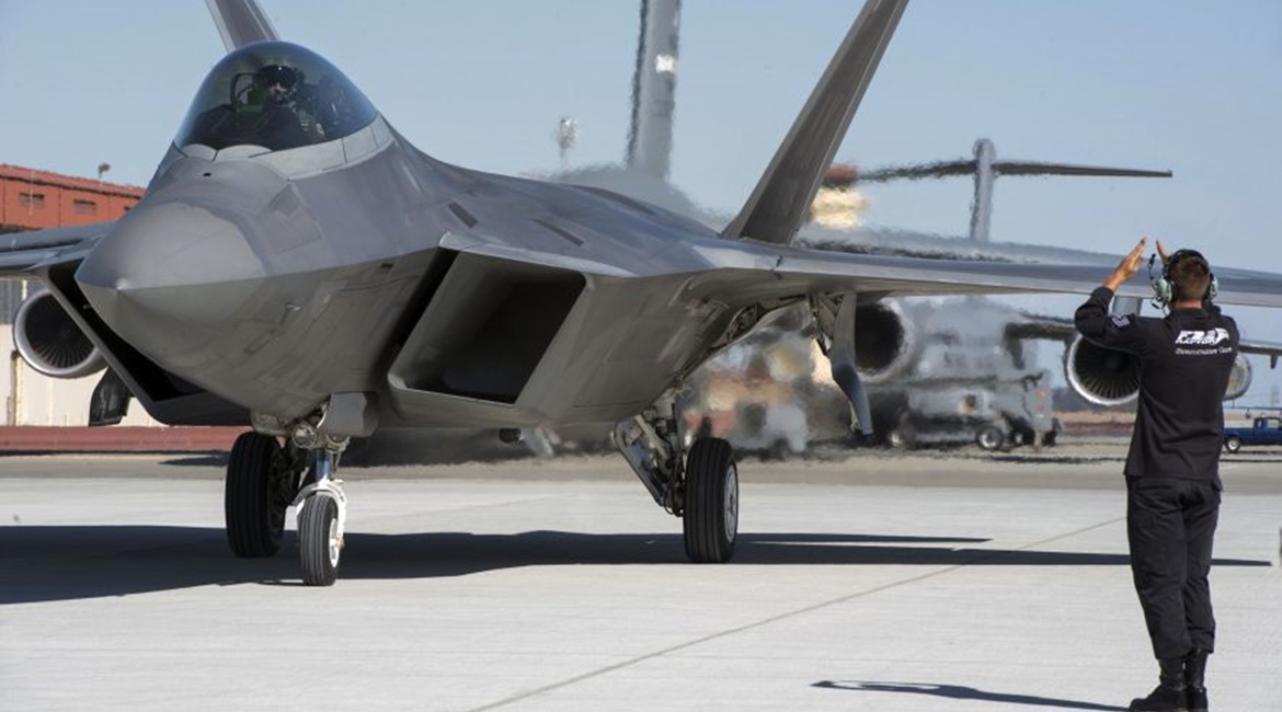 An F-22 arrives at Travis Air Force Base in California on 22 September 2016. The USAF plans to reduce its fighter fleet from seven platforms to roughly four, or “4+1”, but the F-22 was not included in a list provided by service Chi...