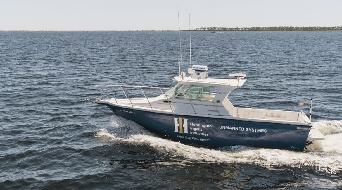 The Proteus USV features Sea Machines Robotics' SM300 autonomy system.